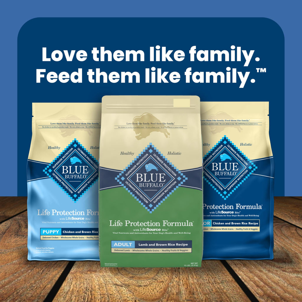 Blue Buffalo Life Protection Formula Adult Dry Dog Food, Helps Build and Maintain Strong Muscles, Made with Natural Ingredients, Beef & Brown Rice Recipe, 30-lb Bag