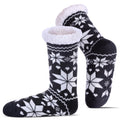 Slipper Socks for Women Fuzzy Non Slip Winter Thick Warm Soft Cozy Fleece Lining Home Socks with Grippers
