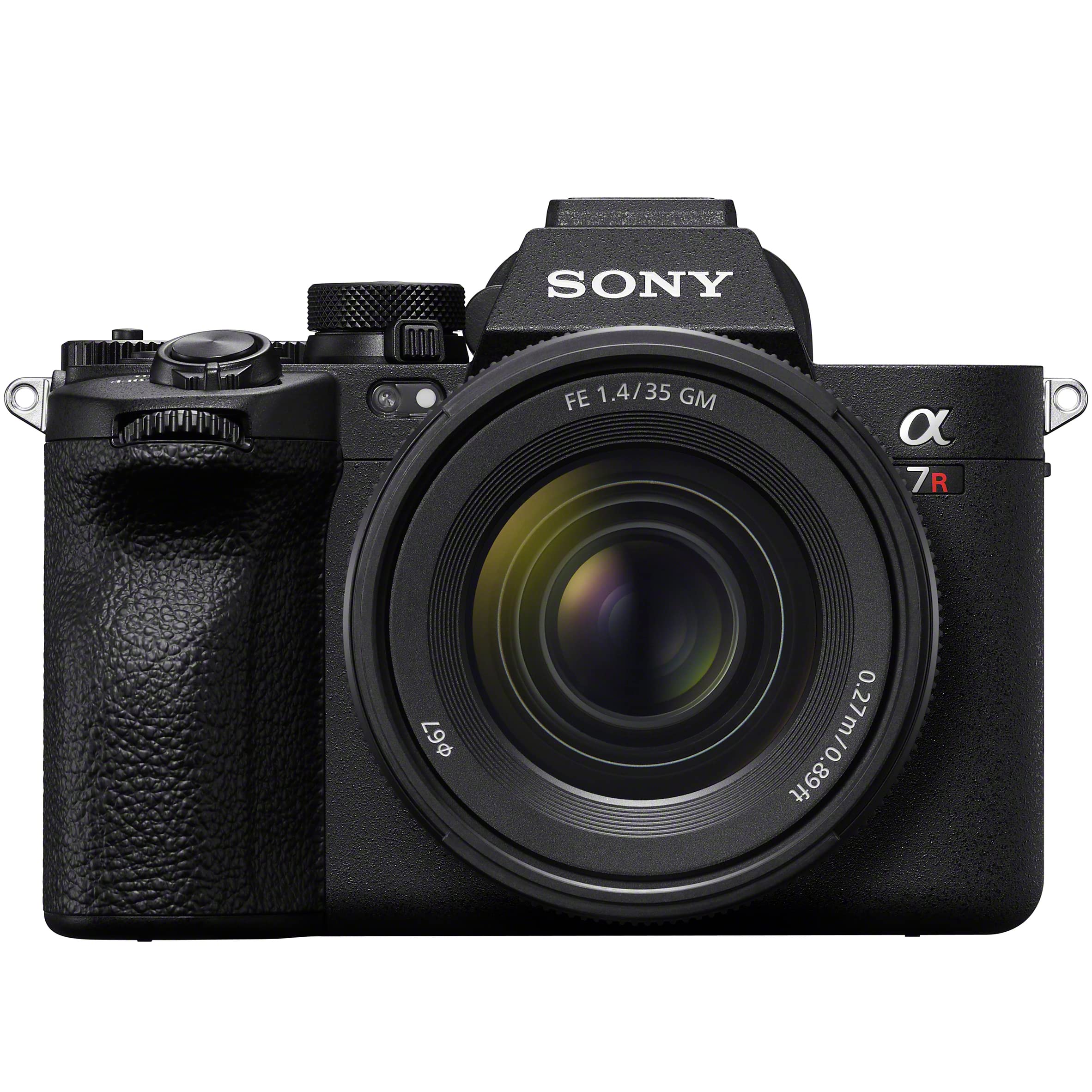 Sony a7R V Full Frame Mirrorless Camera Body with FE 35mm F1.4 GM G Master Lens ILCE-7RM5 + SEL35F14GM Bundle with Deco Gear Photography Backpack + Monopod + Extra Battery, LED and Kit Accessories