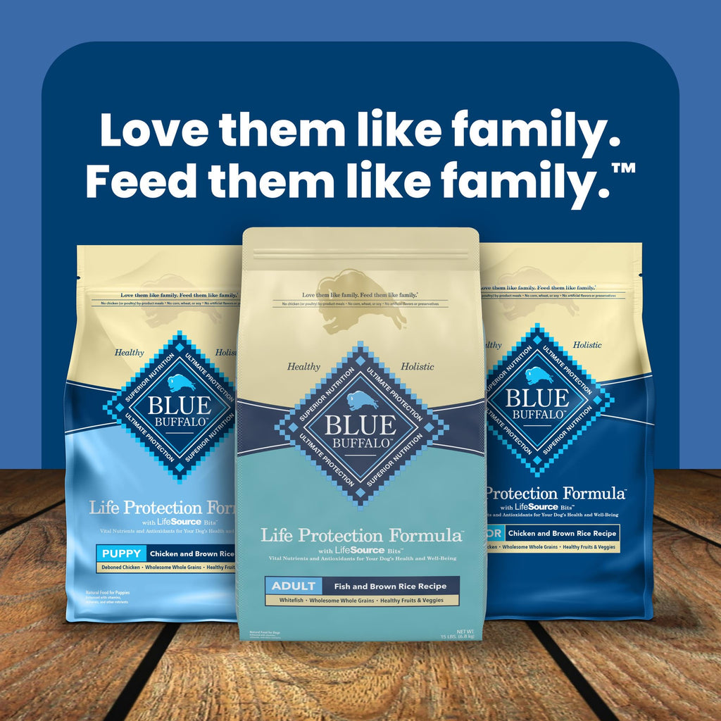 Blue Buffalo Life Protection Formula Adult Dry Dog Food, Helps Build and Maintain Strong Muscles, Made with Natural Ingredients, Beef & Brown Rice Recipe, 30-lb Bag