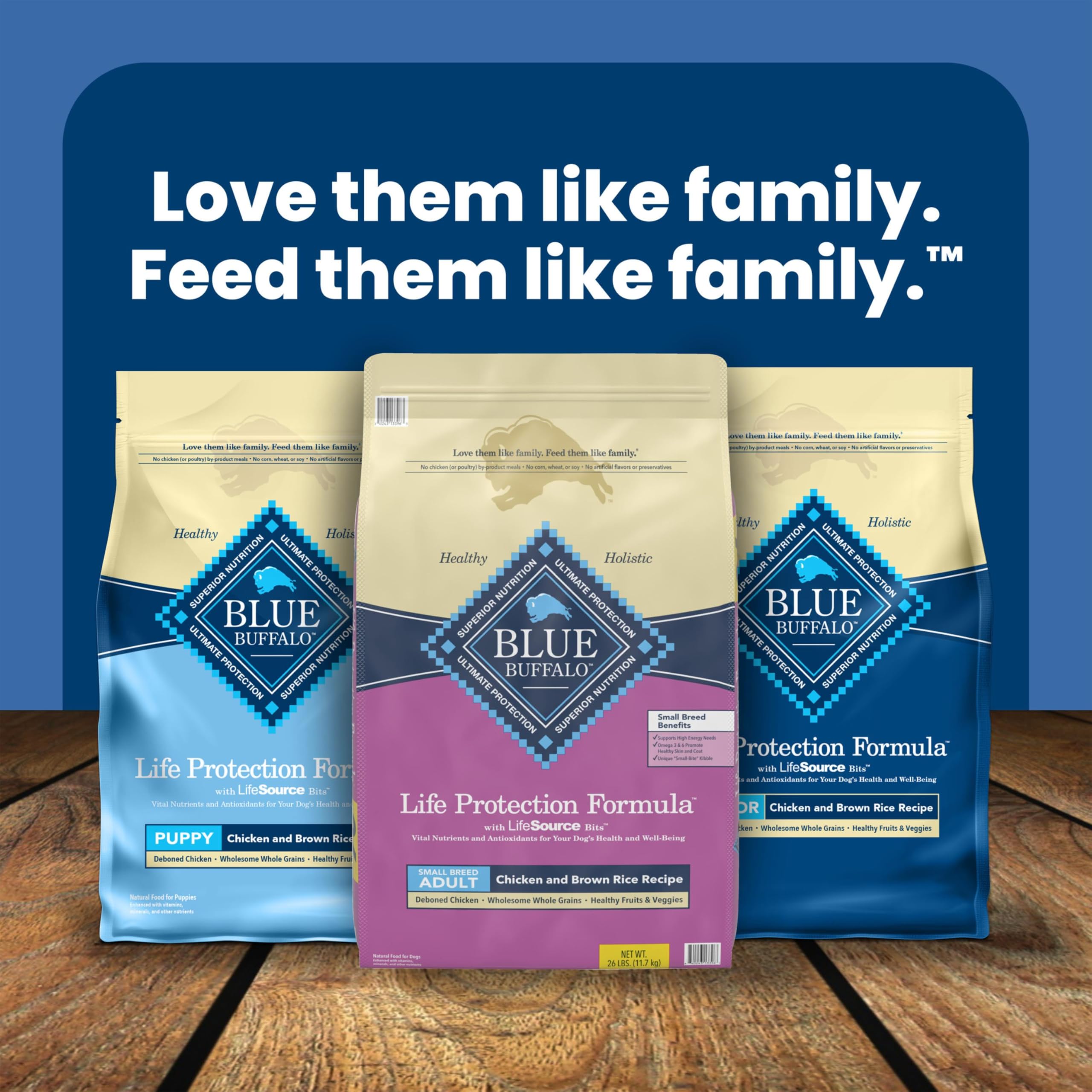 Blue Buffalo Life Protection Formula Healthy Weight Adult Dry Dog Food, Supports an Ideal Weight, Made with Natural Ingredients, Chicken & Brown Rice Recipe, 5-lb Bag