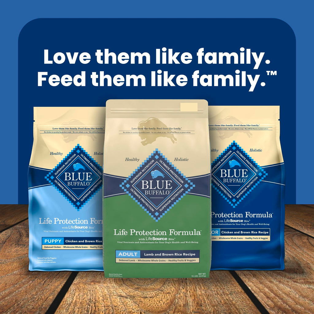 Blue Buffalo Life Protection Formula Adult Dry Dog Food, Helps Build and Maintain Strong Muscles, Made with Natural Ingredients, Beef & Brown Rice Recipe, 30-lb Bag