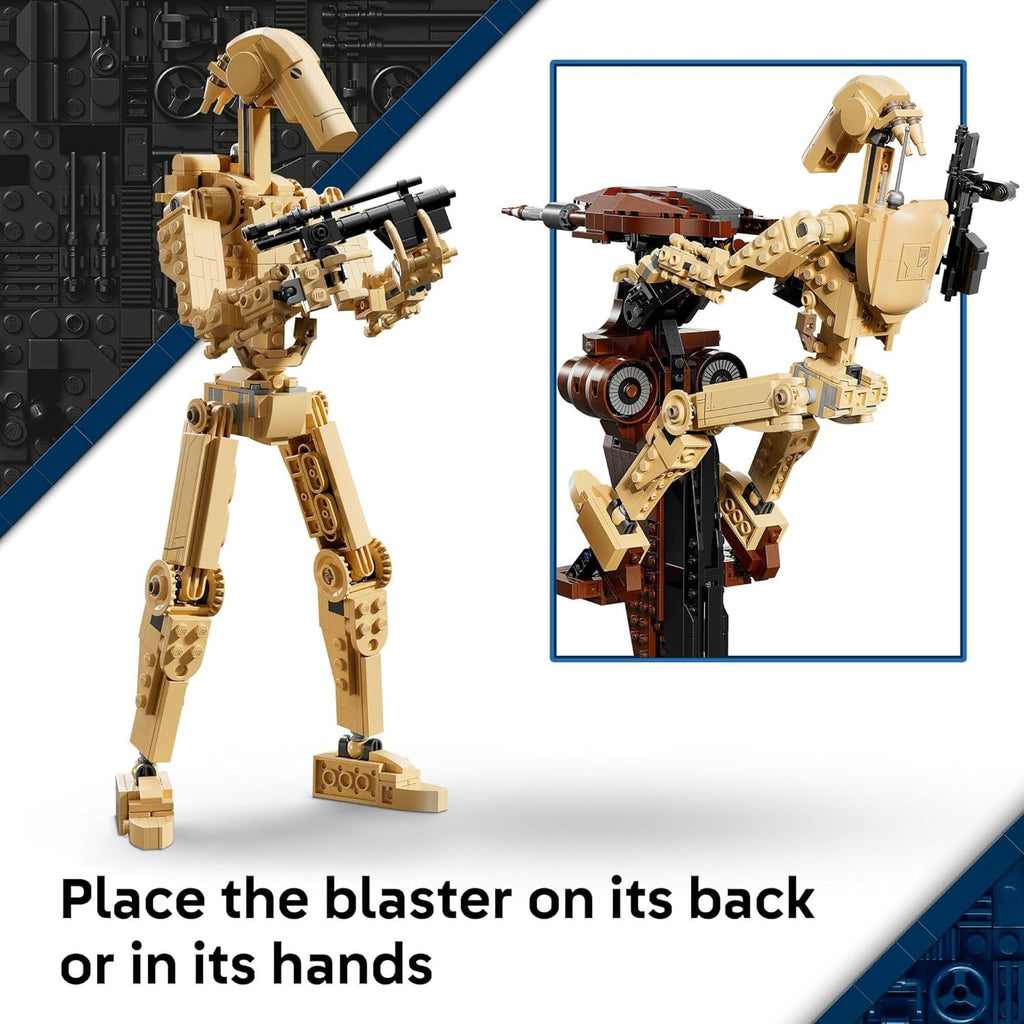 LEGO Star Wars: The Phantom Menace Battle Droid with STAP - Building & Learning Toy for Boys & Girls, Ages 12+ - Star Wars Toy & Model Kit - Gift Idea for Birthdays - 75428