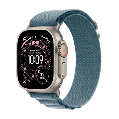 Apple Watch Ultra 3 [GPS + Cellular 49mm] Running & Multisport Smartwatch w/Rugged Titanium Case w/Natural Titanium Milanese Loop - L. Satellite Communications, Advanced Health & Fitness Tracking