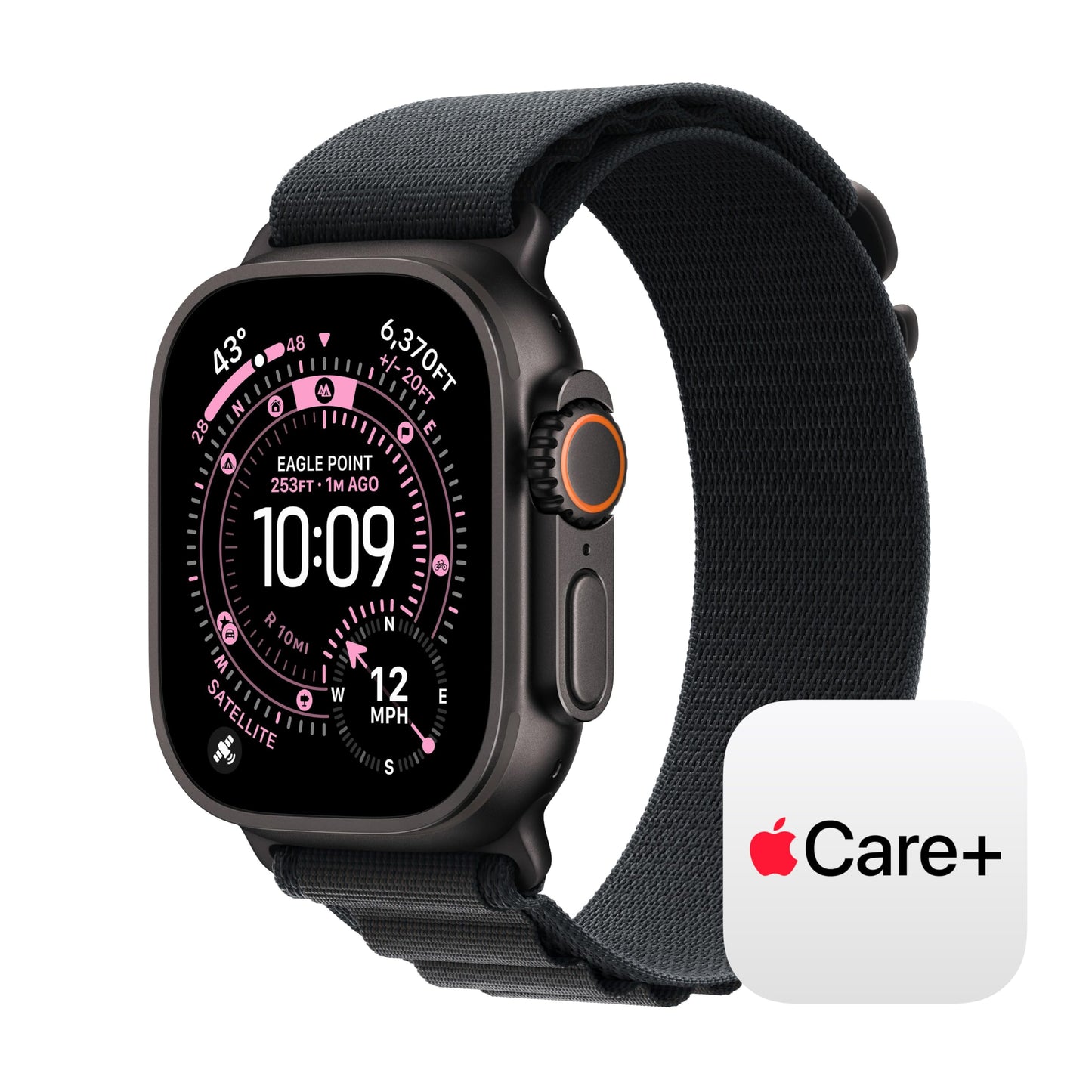 Apple Watch Ultra 3 [GPS + Cellular 49mm] Running & Multisport Smartwatch w/Rugged Titanium Case w/Natural Titanium Milanese Loop - L. Satellite Communications, Advanced Health & Fitness Tracking