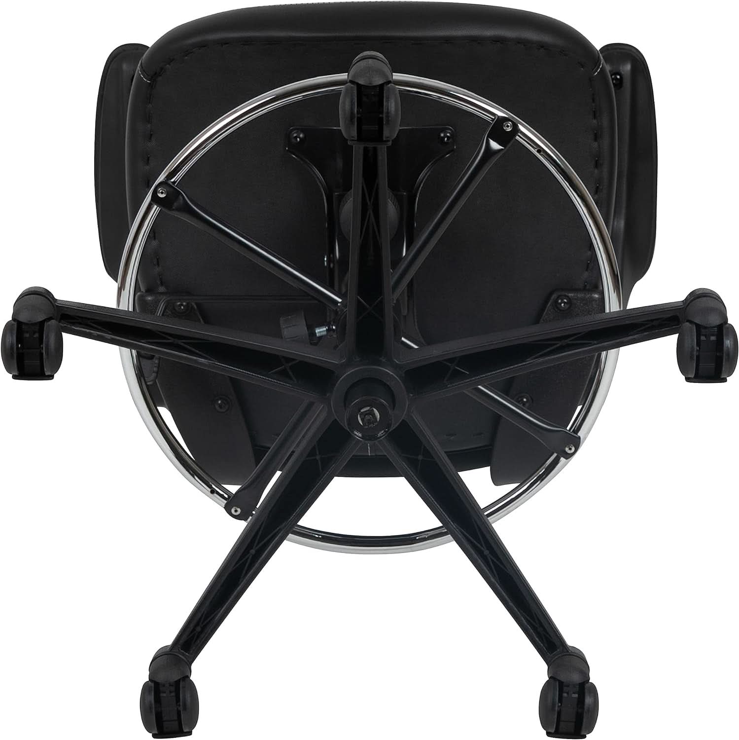 Kelista Mid Back Swivel Ergonomic Office Chair Black