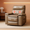 Power Swivel Massage Recliner With Heat And Vibration