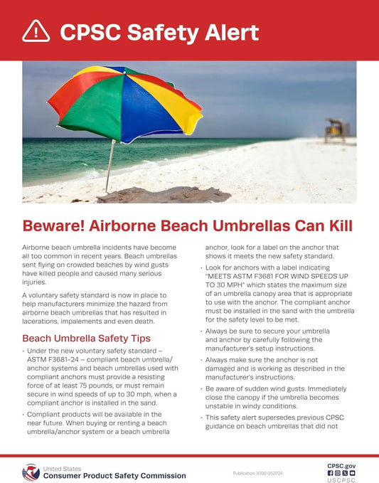 Deep Ocean Blue All In One Beach Umbrella System Ultra Base