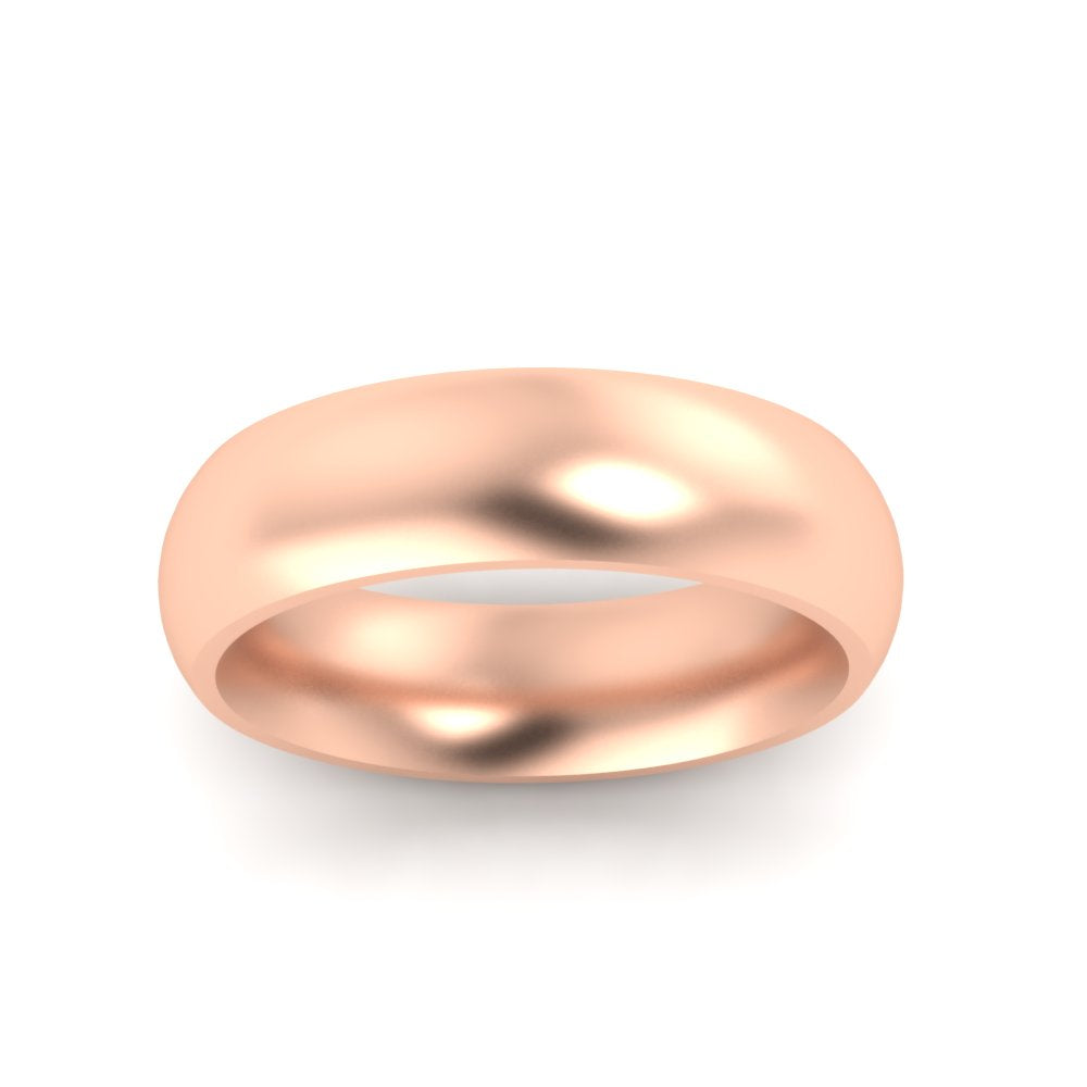 Minimalist 4mm Mens Wedding Band