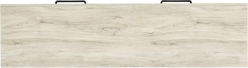 Cambeck Farmhouse Industrial 6 Drawer Dresser Whitewash