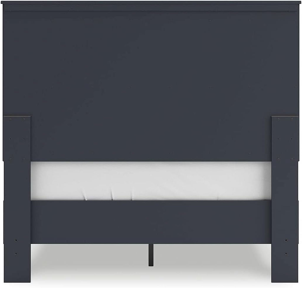 Stylish Navy Blue Full Panel Headboard for Bedrooms
