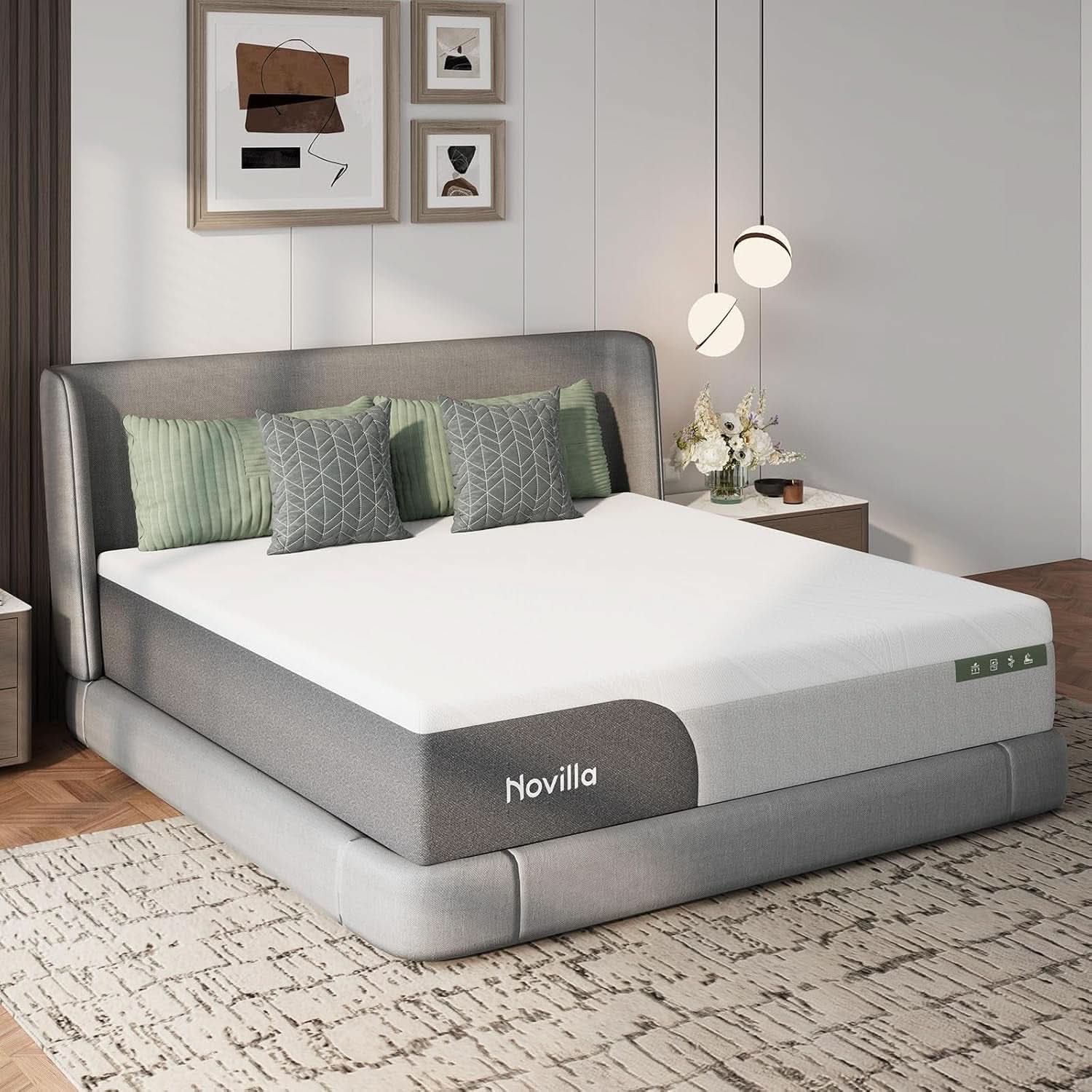 Twin Gel Memory Foam Mattress TwelveInch CertipurUS