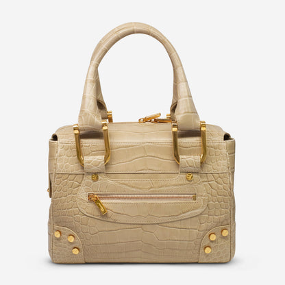 Chopard Caroline Mini Matte Beige Alligator Leather Handbag 95000-0280