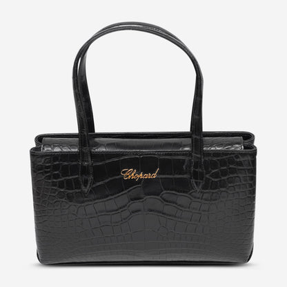 Chopard Jour Impériale Mini Black Alligator Leather Bag 95000-0341