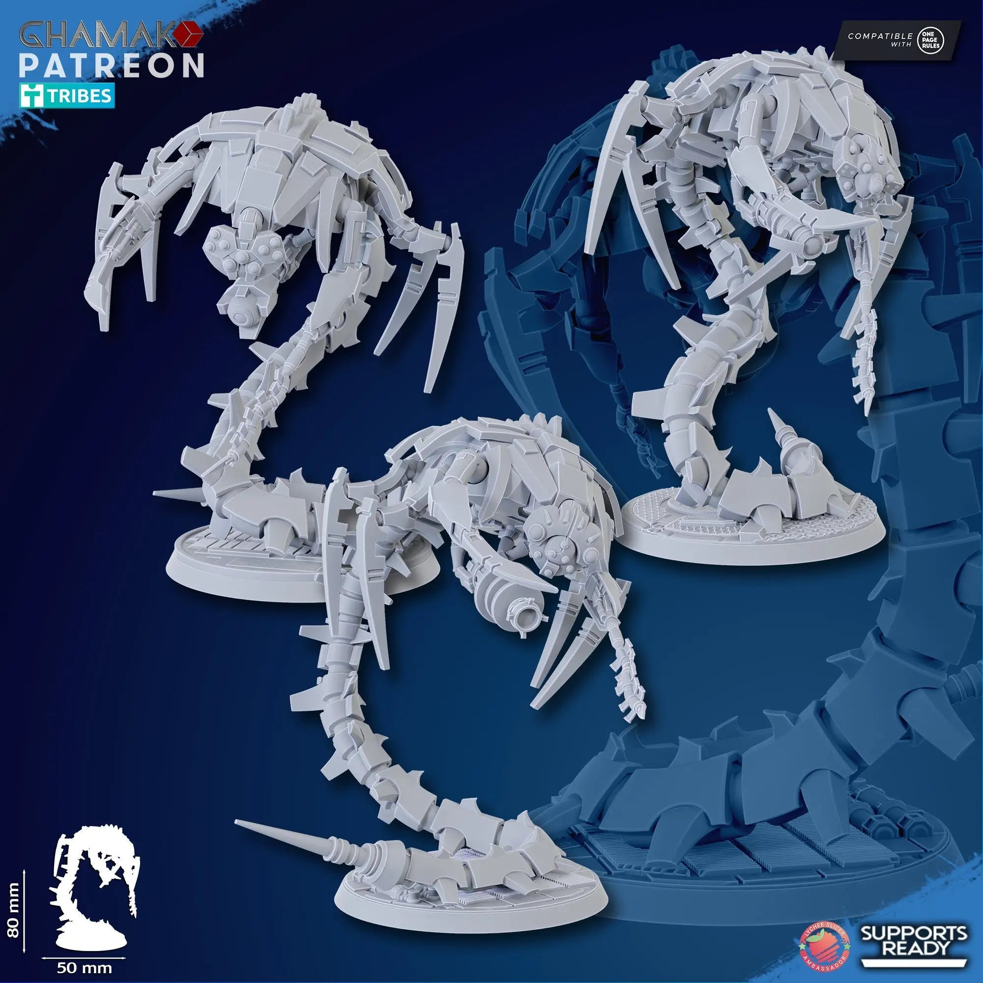 Undying Wraiths by Ghamak – 3-Unit Resin Printed Grimdark Sci-Fi Squad (28/32mm)