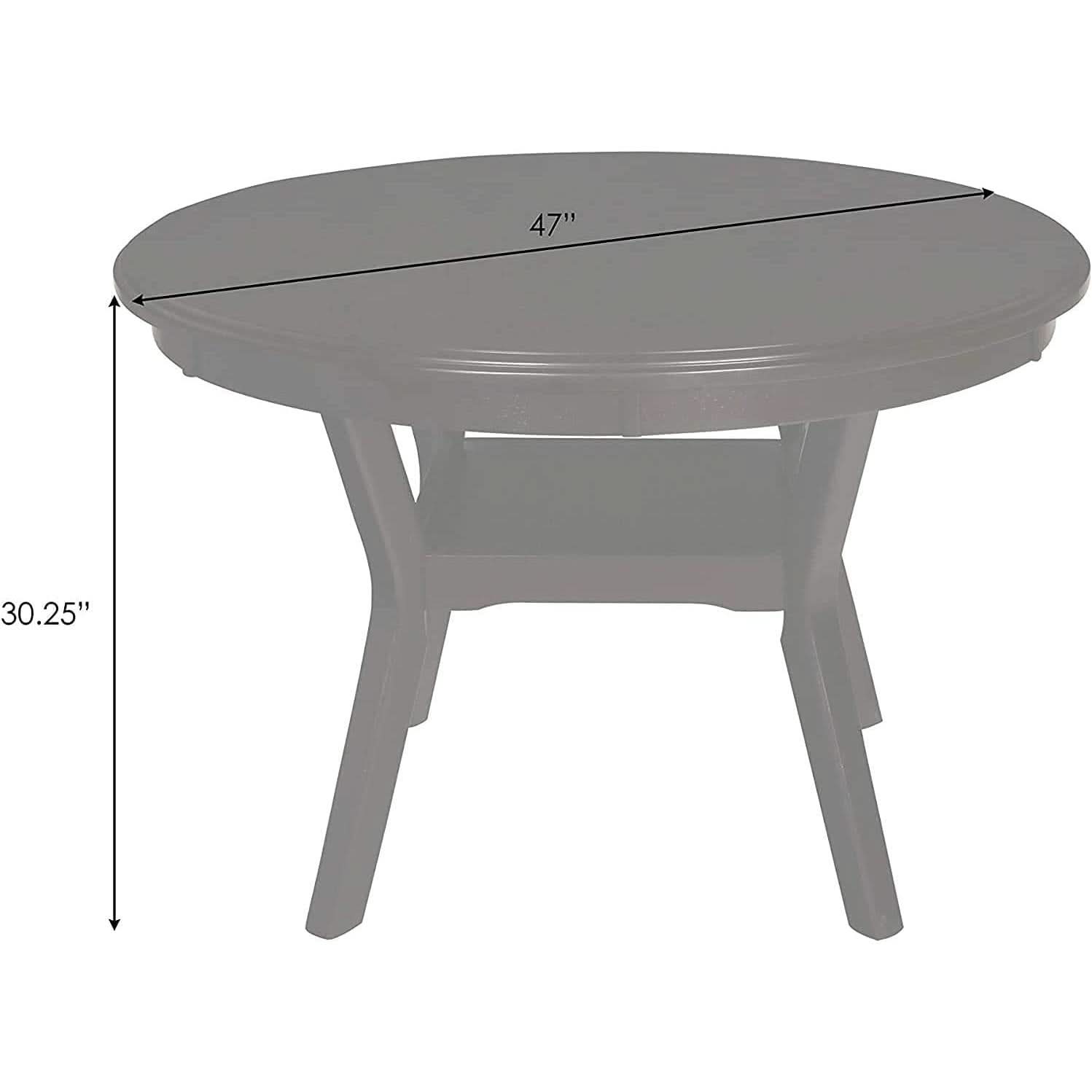 Gray Round Dining Table And Chairs 5 Piece Dining Room Set