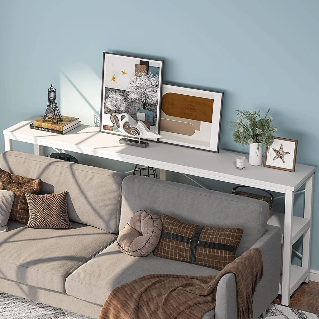 70.8 Inch Long Industrial TV Console With 3 Shelves