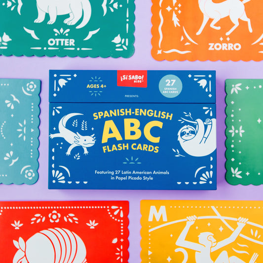 Spanish-English ABC Flash Cards