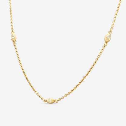 Roberto Coin 18K Yellow Gold Diamond Necklace 9991190AY18X7