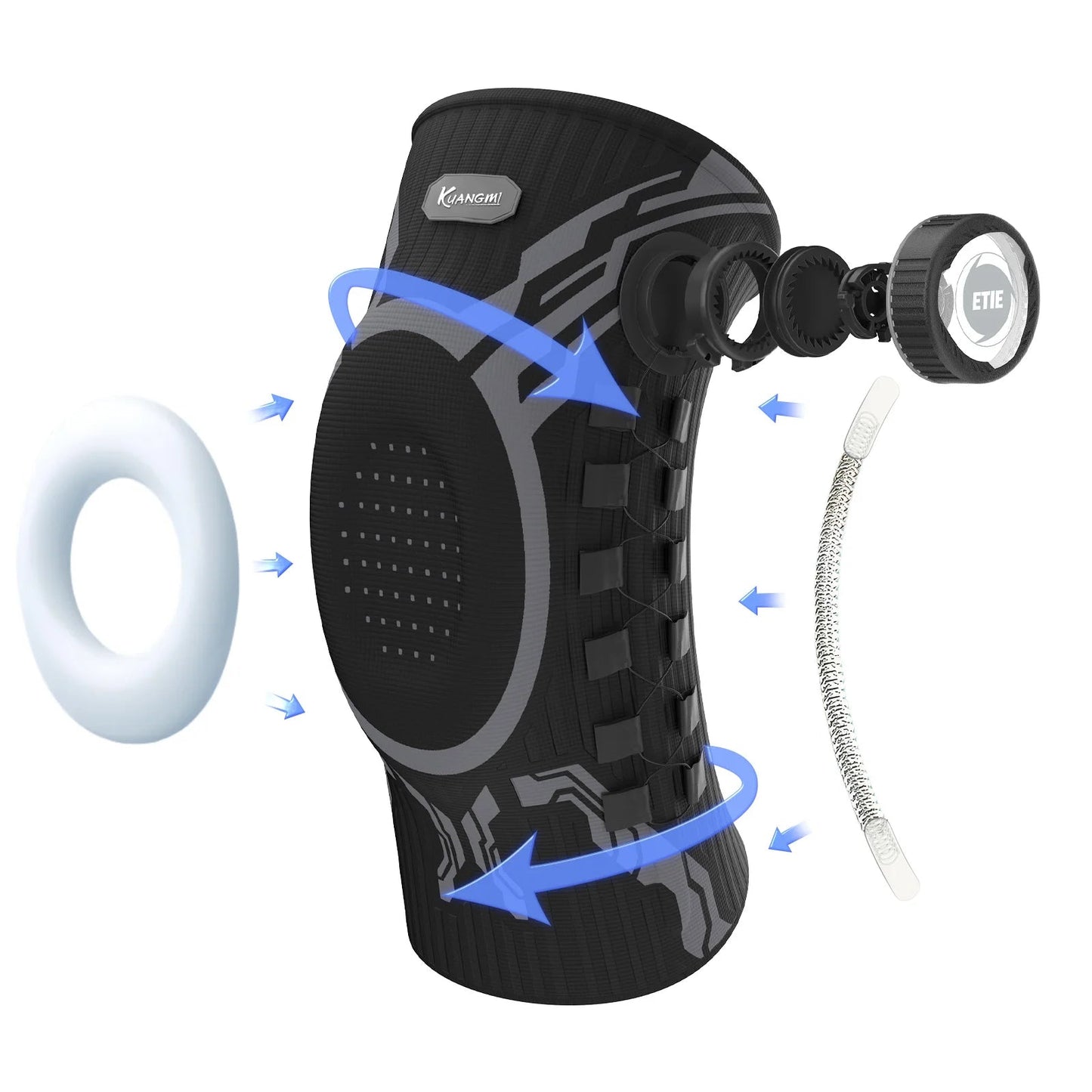 Adjustable Knee Brace with Patella Support Stabilizer