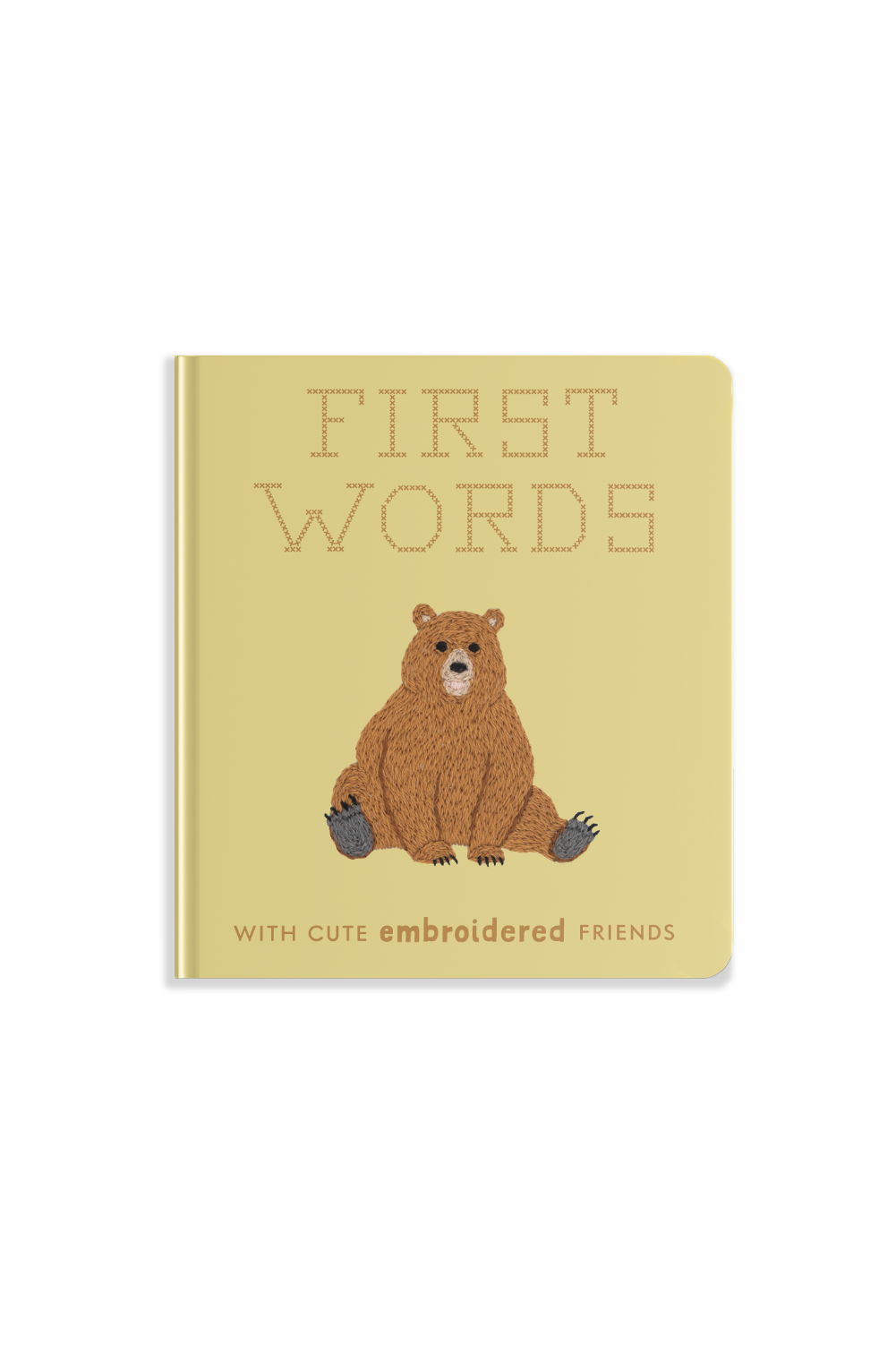 First Words with Cute Embroidered Friends