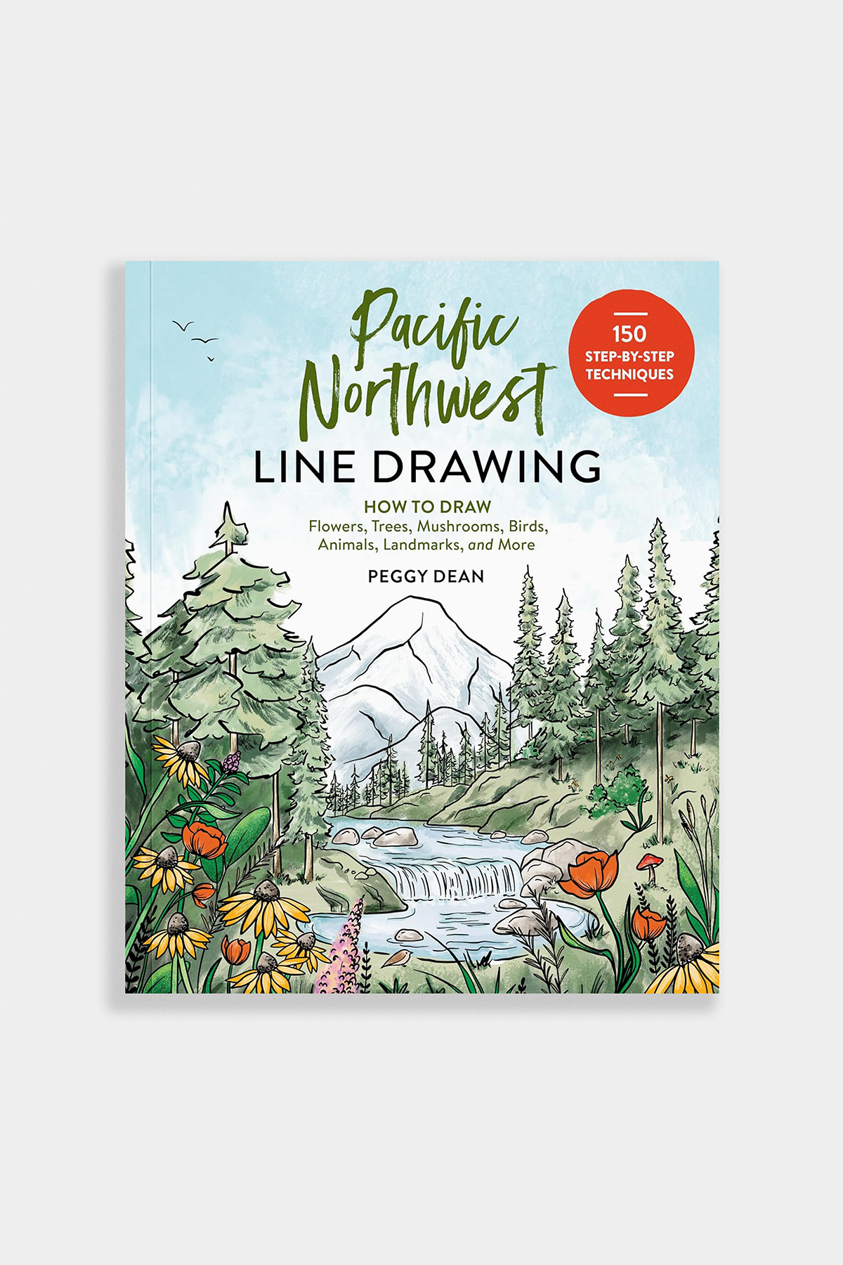 Pacific Northwest Line Drawing