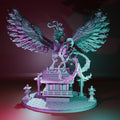 Suzaku Mounted Hero Diorama by Ghamak Fantasy 28/32mm Scale Miniature, 150mm x 144mm, Building