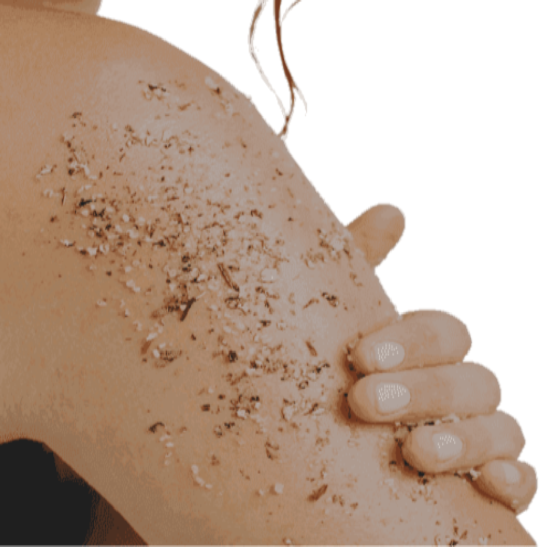 Exfoliating Organic Anti-Aging Body Scrub - Bulgarian Rose Fragrance
