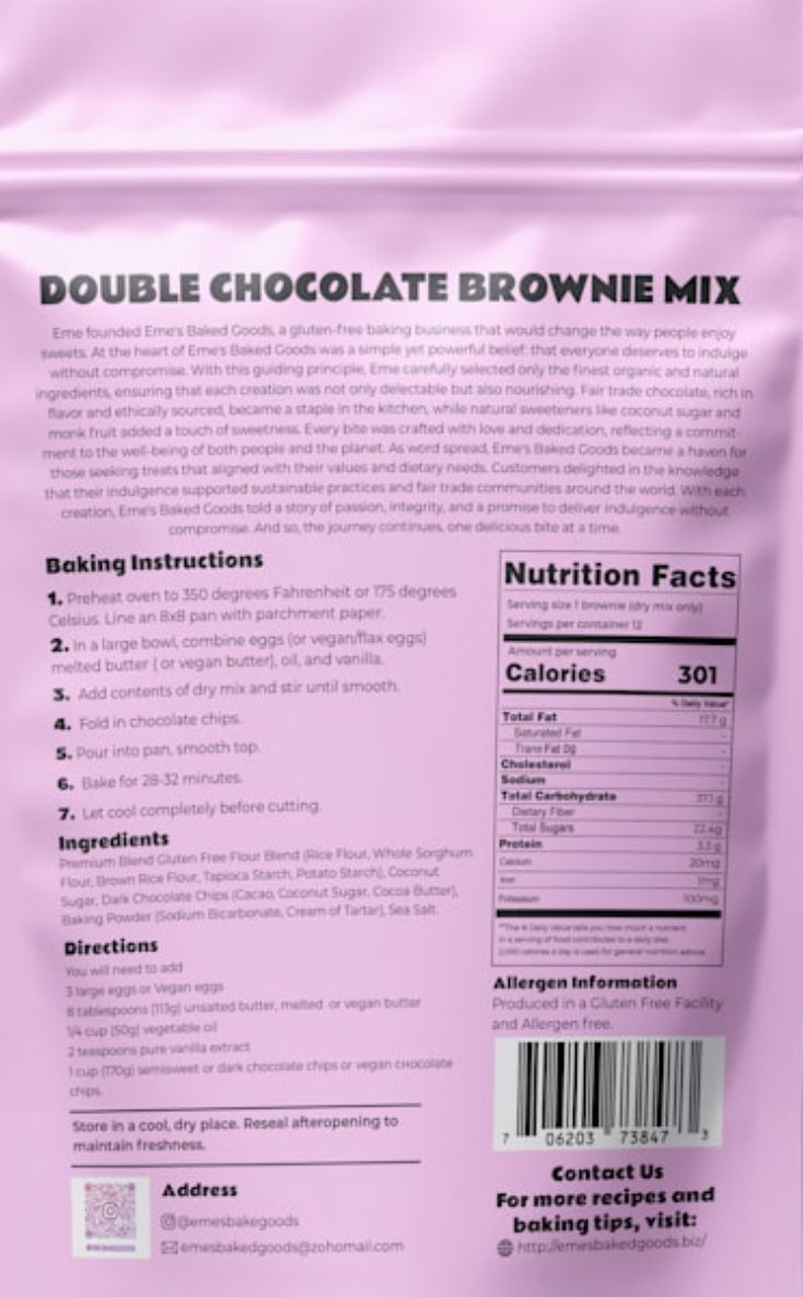 Double Chocolate Brownie Mix 2 Units