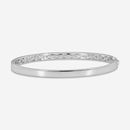 Mémoire - Channel Set Diamond Bangle 2.30ctw 18K White Gold Bracelet FGCS123-18KW