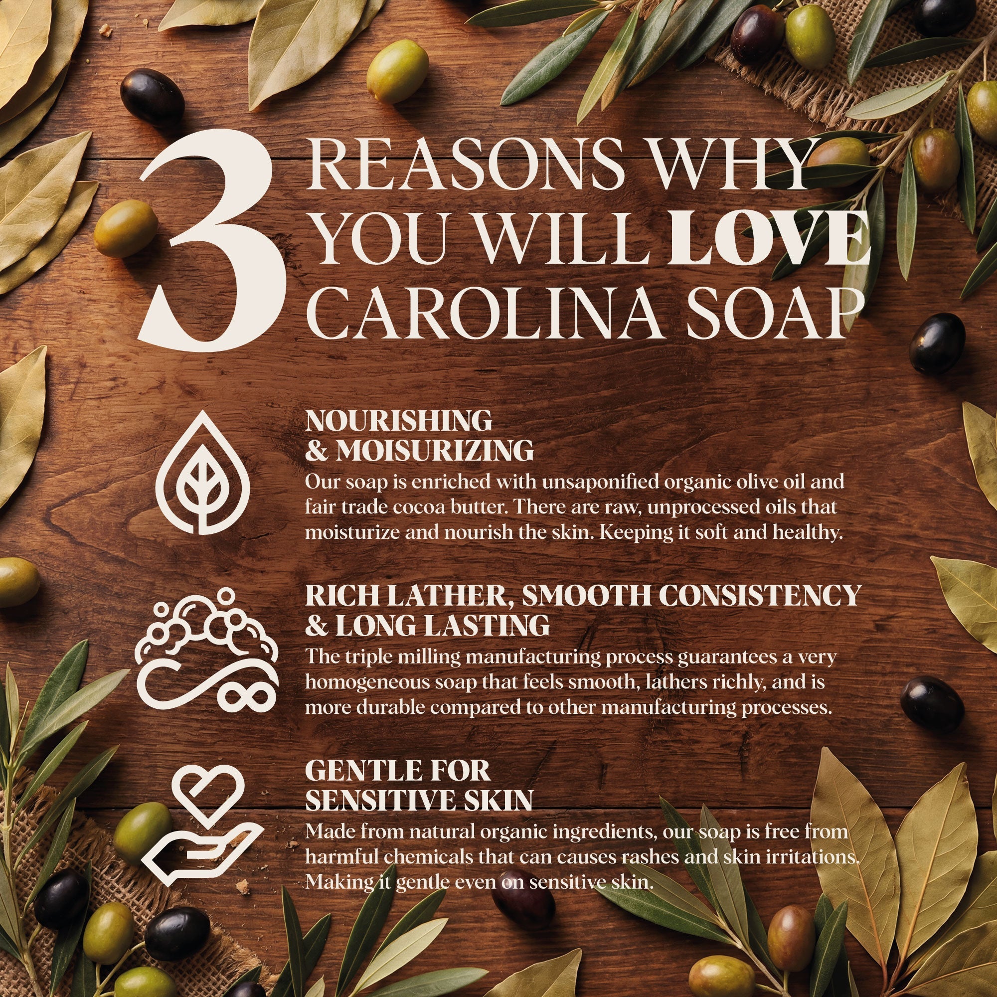 Castile Bar Soap - Tobacco Vanilla
