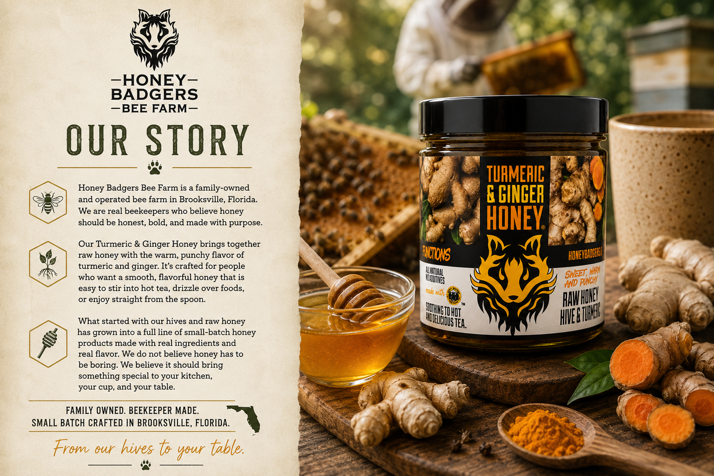 Turmeric & Ginger Honey