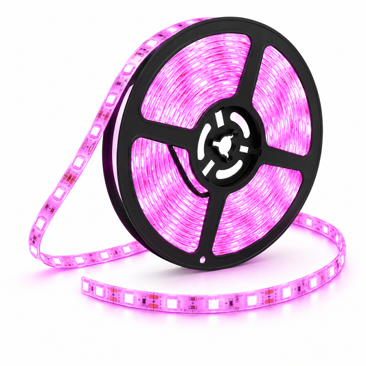 Strip Light 300 LED 5M Waterproof w/ power adapter - Pink