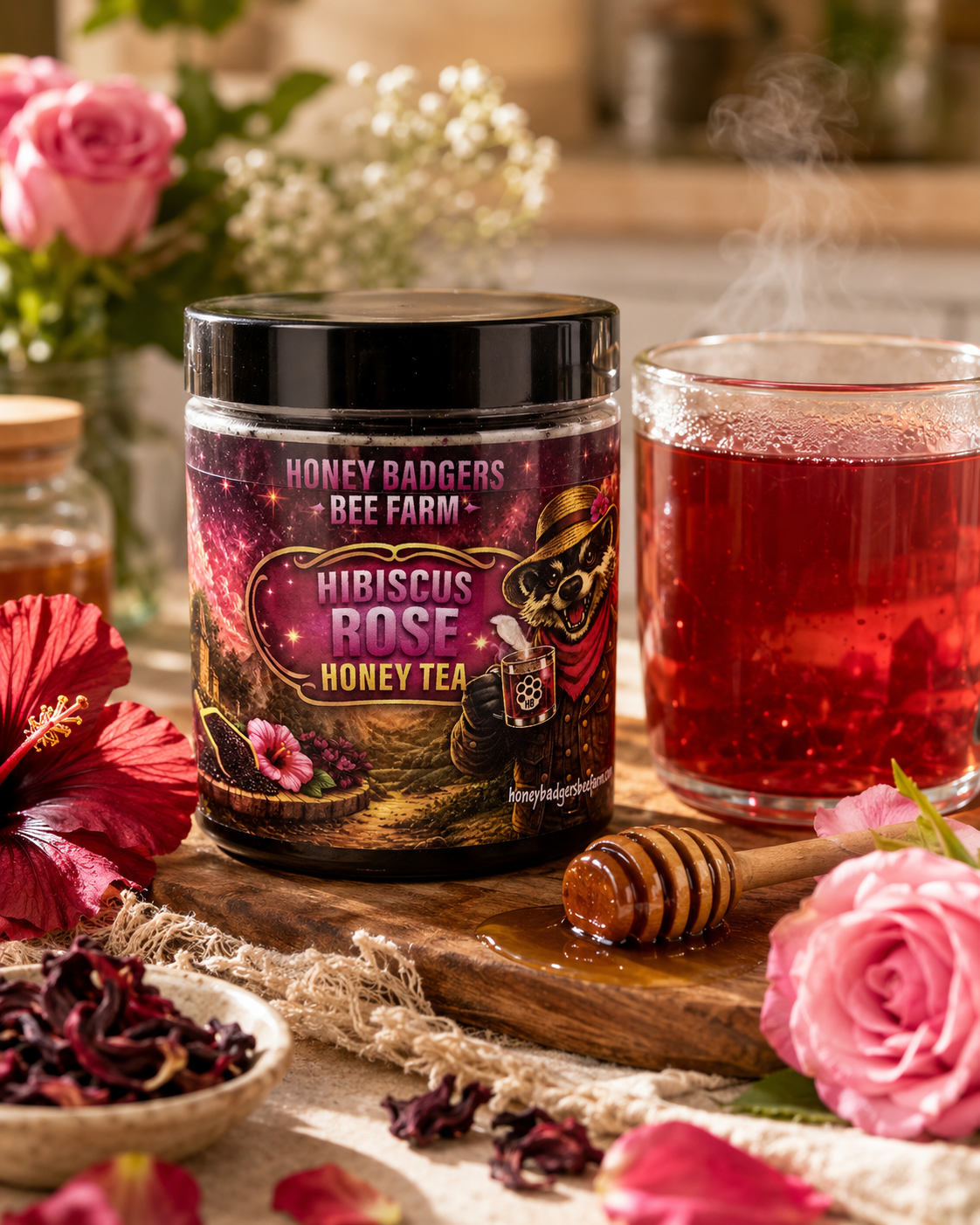 Hibiscus & Rose Honey