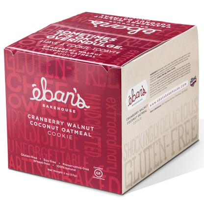Cranberry Walnut Coconut Oatmeal Cookies - 12 pack