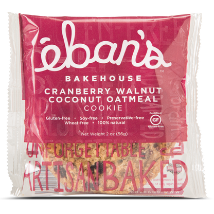 Cranberry Walnut Coconut Oatmeal Cookies - 12 pack