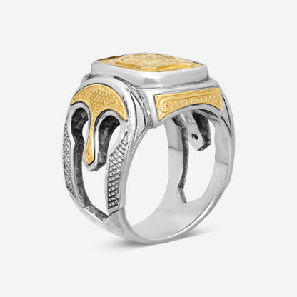 KONSTANTINO – “Byzantium” Sterling Silver & Bronze Ring – DKJ550-131-300

Ring Size: 10.0
Width: 0.38 in.