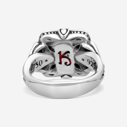 KONSTANTINO – “Gen K” Sterling Silver & 18K Yellow Gold, Ruby Doublet Ring (RD: 9.50 mm) – DKJ936-546 S7

Center (RD): 9.50 mm
Ring Size: 7.0
Width: 0.19 in.