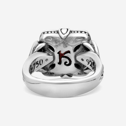 KONSTANTINO – “Gen K” Sterling Silver & 18K Yellow Gold, Tulite Doublet Ring (TD: 9.50 mm) – DKJ936-548 S7

Center (TD): 9.50 mm
Ring Size: 7.0
Width: 0.19 in.
