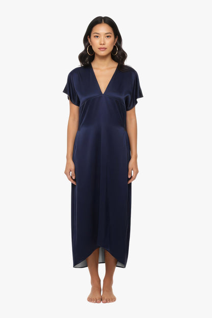 The Silk Kaftan Shift Dress