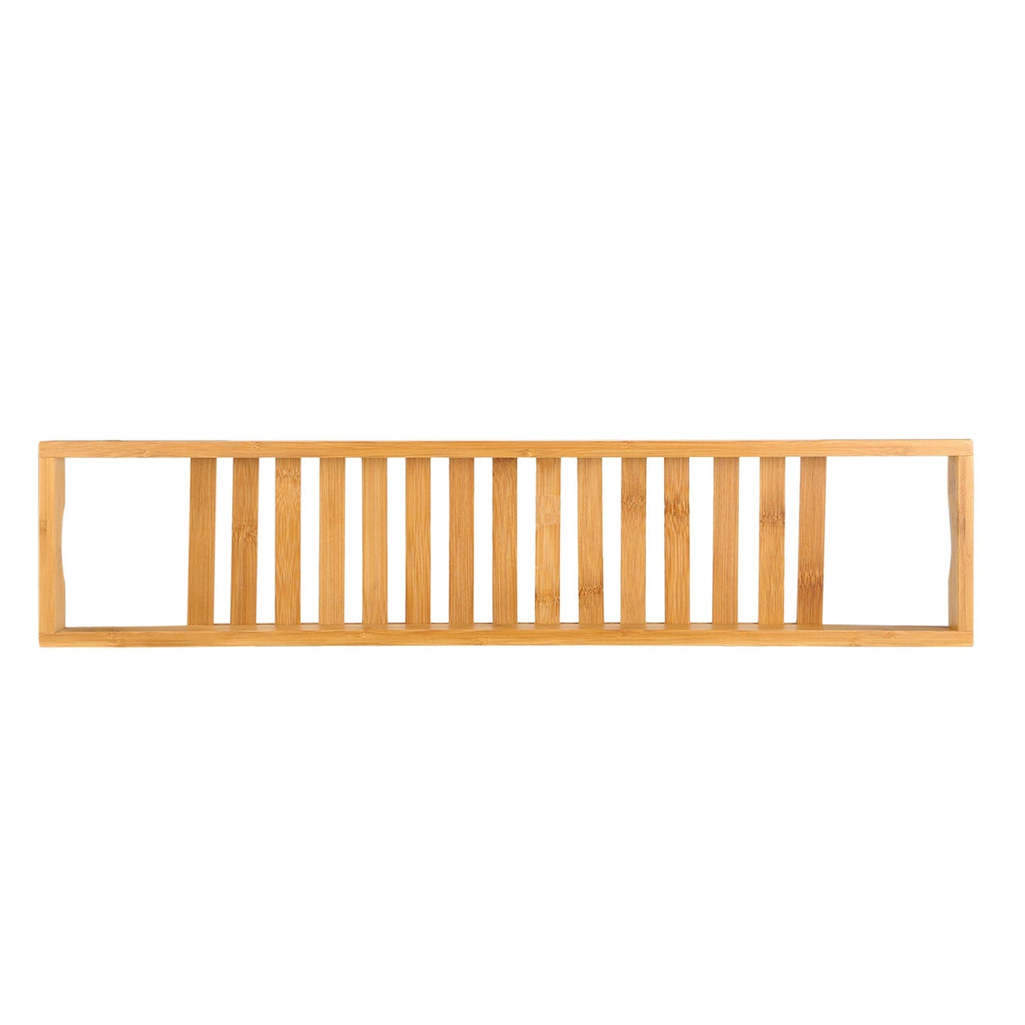 Bamboo Bathtub Tray Bath Table Bathroom Storage Rack Soap Cellphone Wine Glass Shelf Organizer