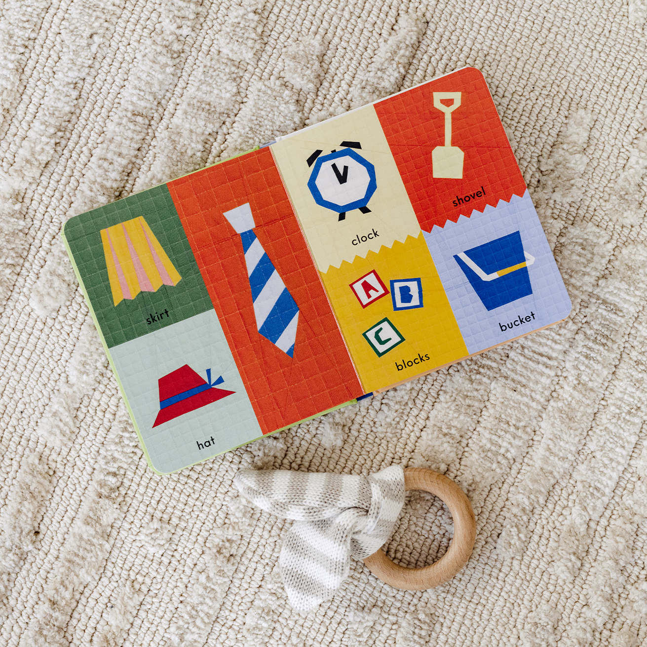 First Words with Cute Quilted Friends