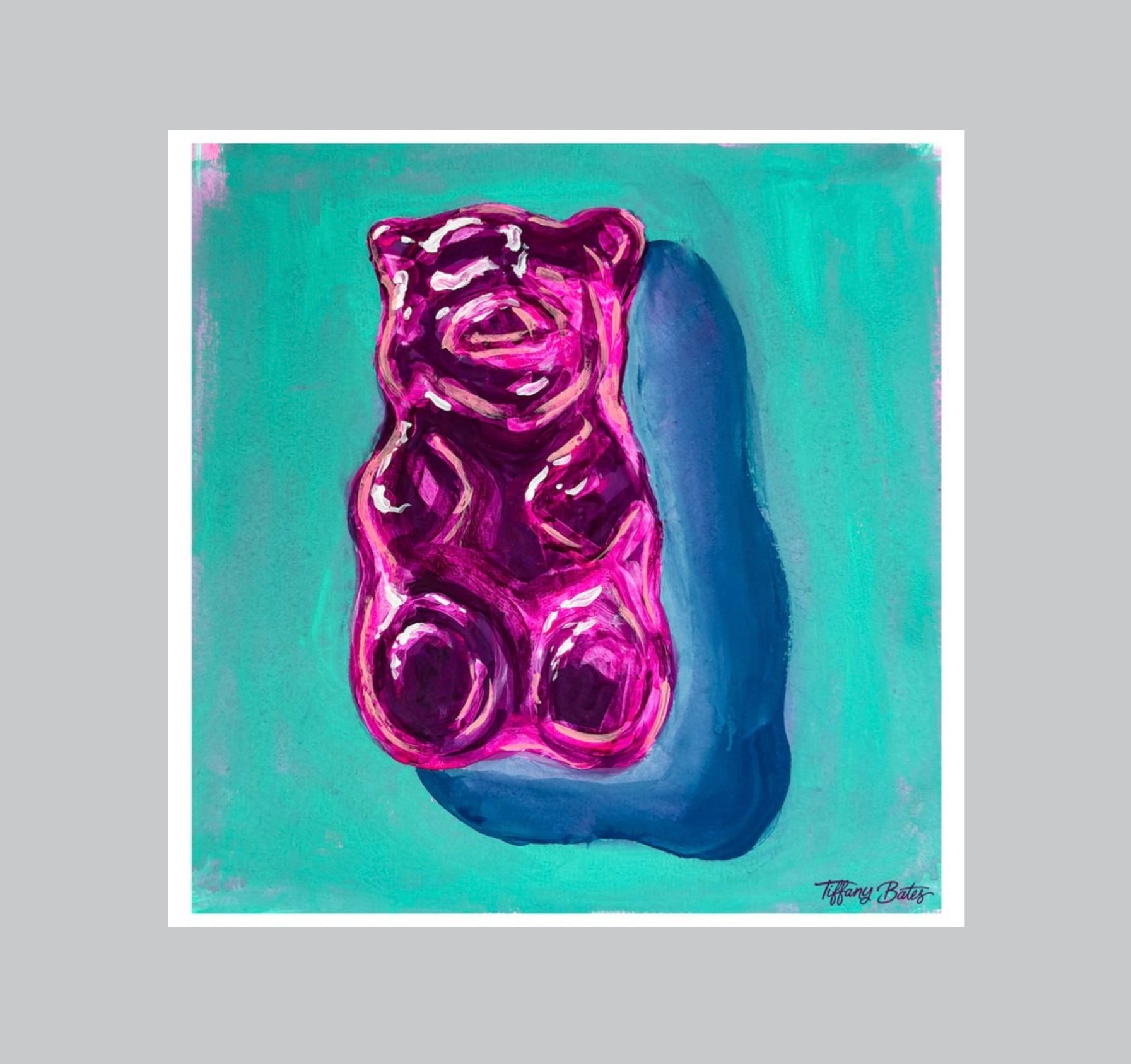 Gummy Bear Glow - Fine Art Print - 8” x 8”