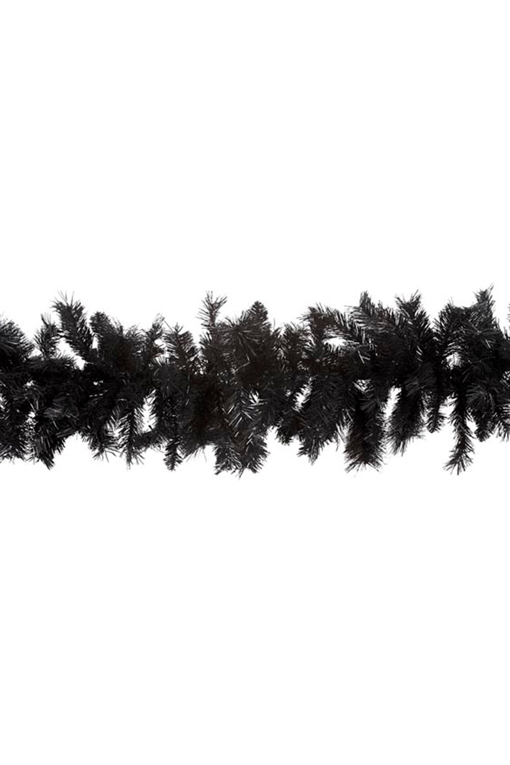 9' x 10" Artificial Christmas Garland - Black