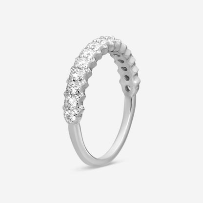 Hearts on Fire - 18k White Gold Liliana Bezel Milgrain Diamond Band Ring Size 6.5 HBALILBEZM00458W-C