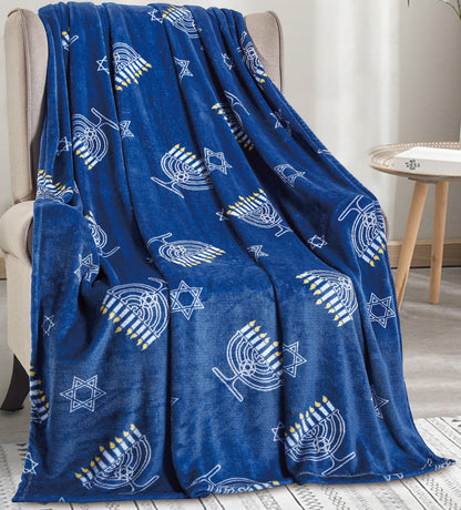 Christmas Blanket Cozy Festive Holiday Throw Blanket 50" x 60"