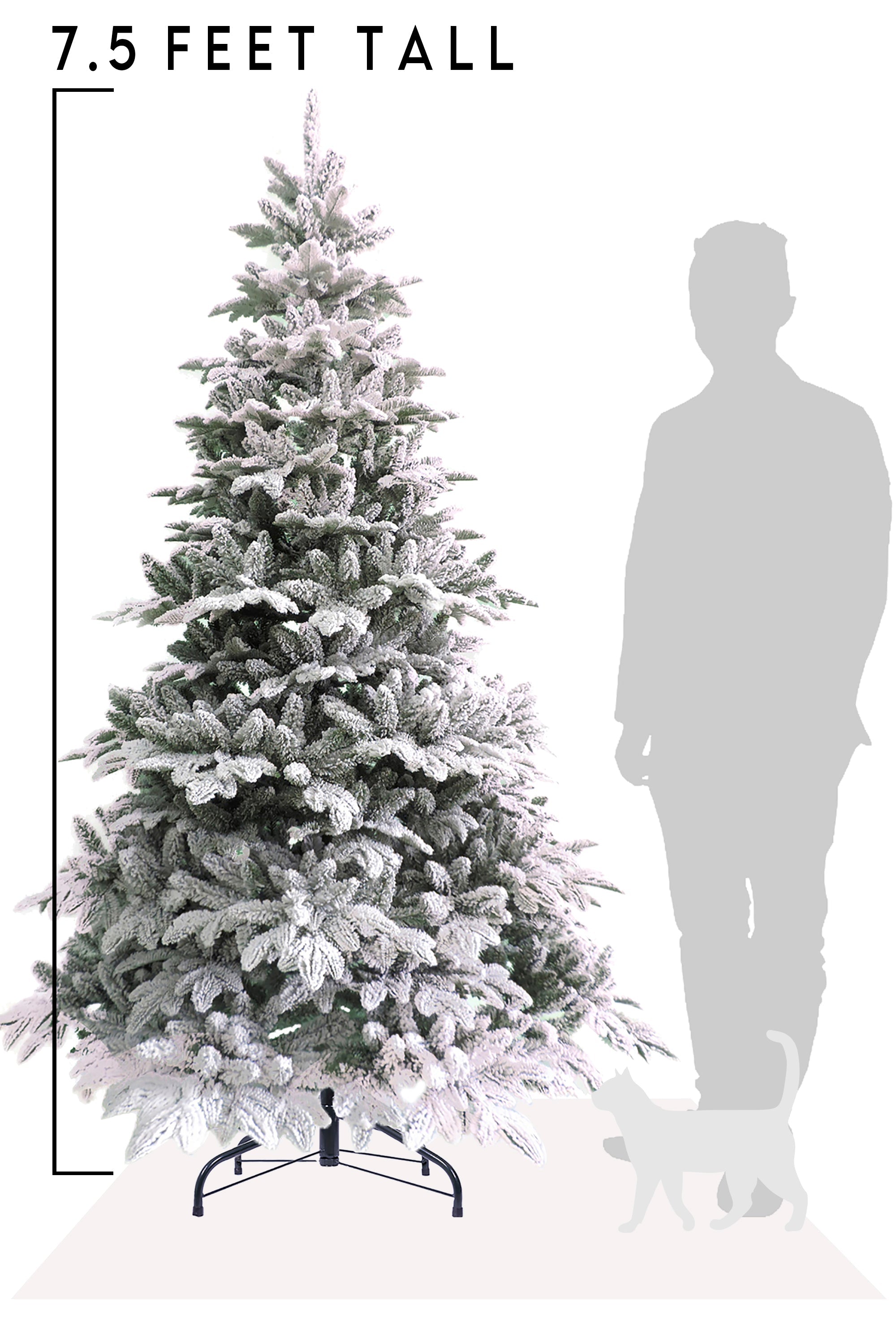 Calgary Spruce Snow Flocked Christmas Tree