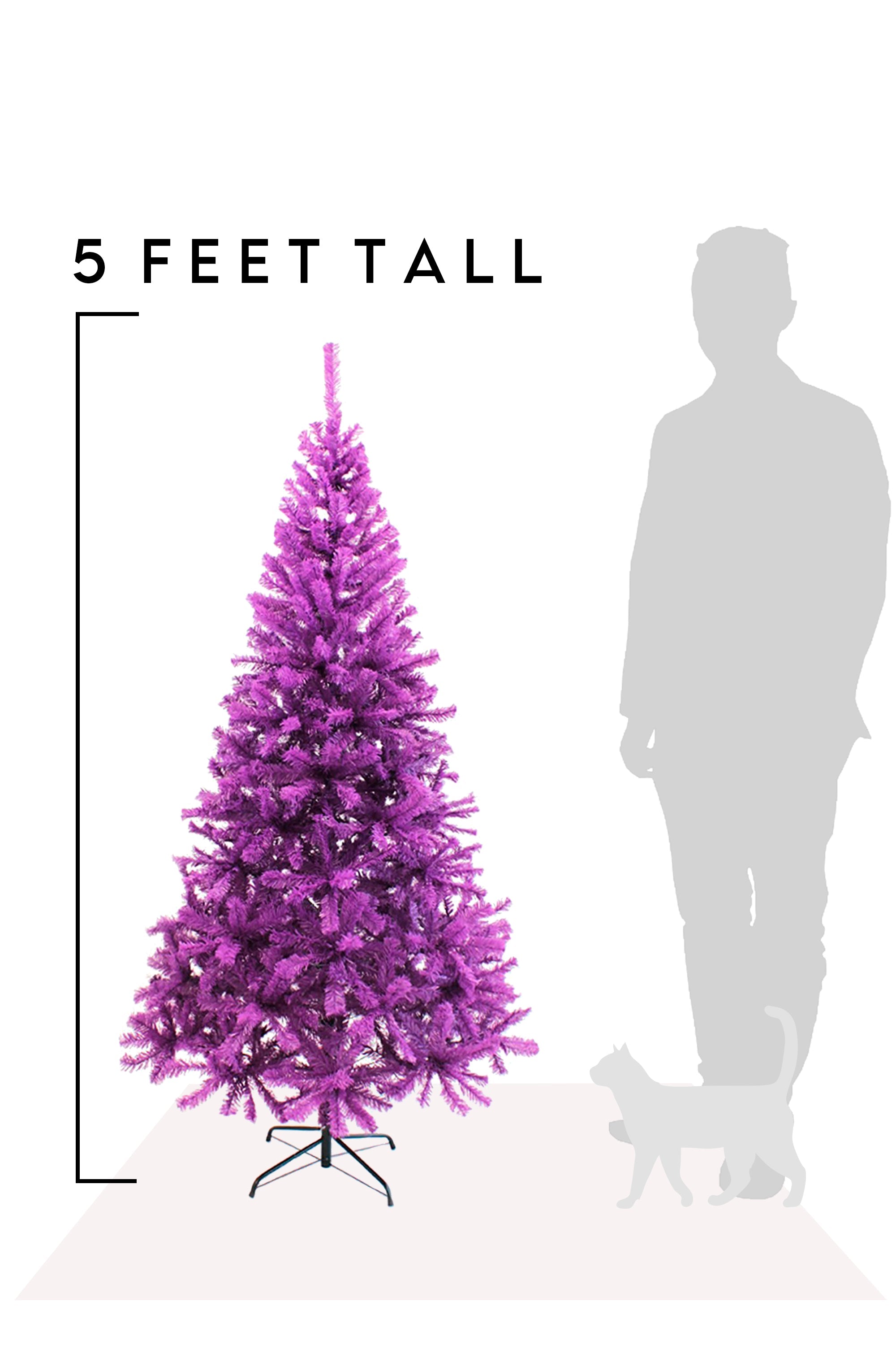 Purple Canadian Pine Christmas Tree