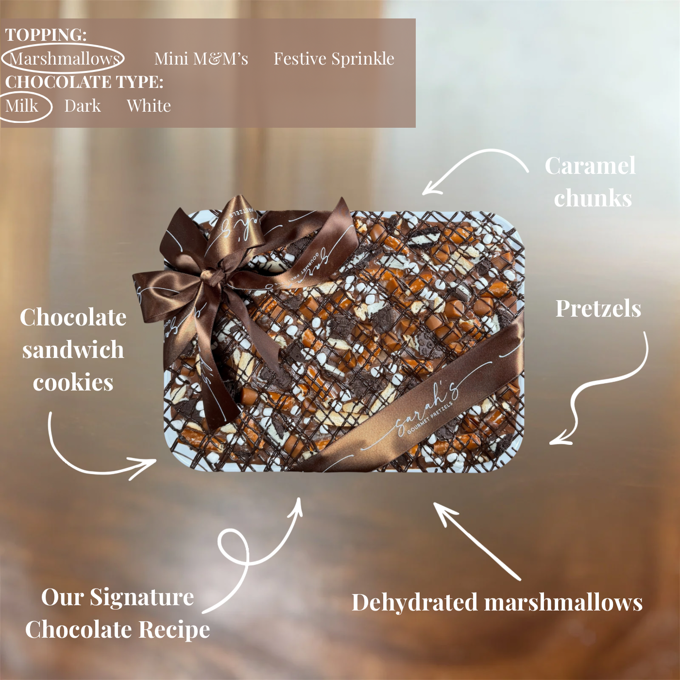 Gluten-Free Chocolate Bark Platter