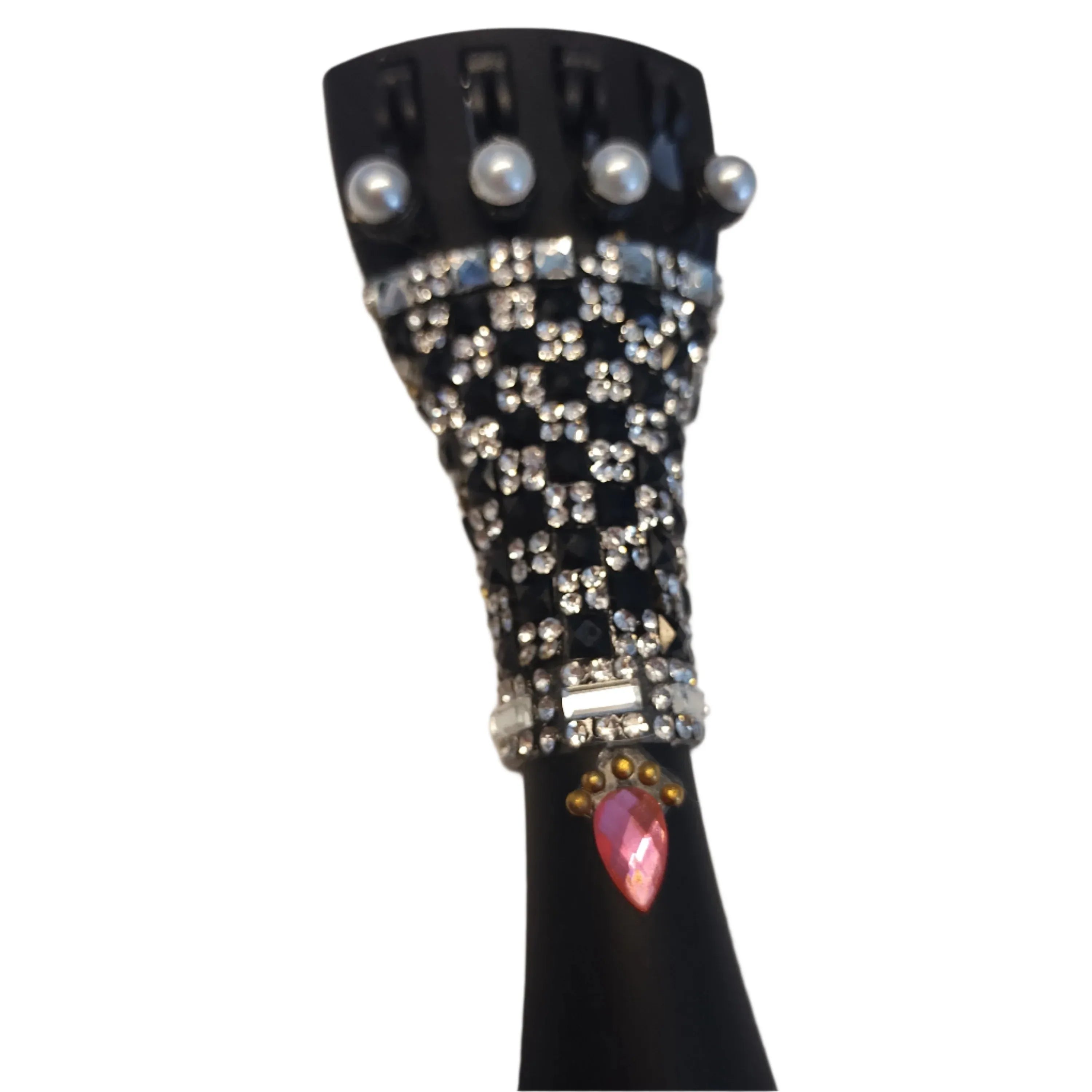 Rozanna's Onyx Lattice Violin Tailpiece